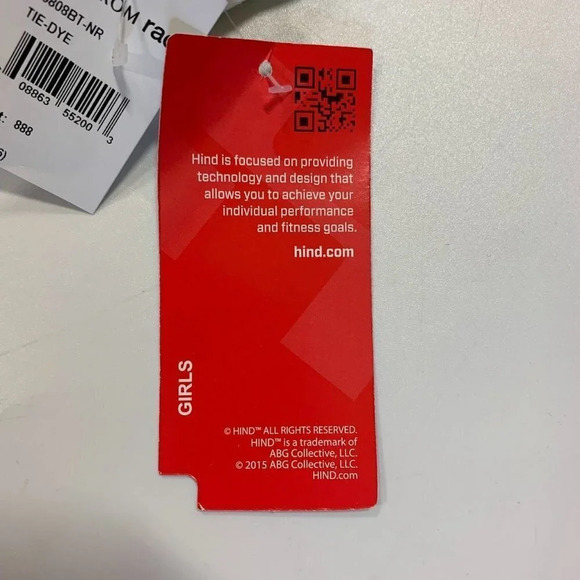 Hind Girls Tie Dye Girls Run The World Relax Tank Top Size L NWT - Picture 7 of 16